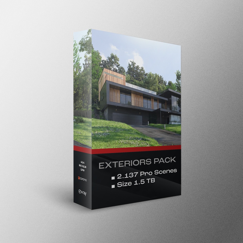 3ds Max Exteriors Scenes